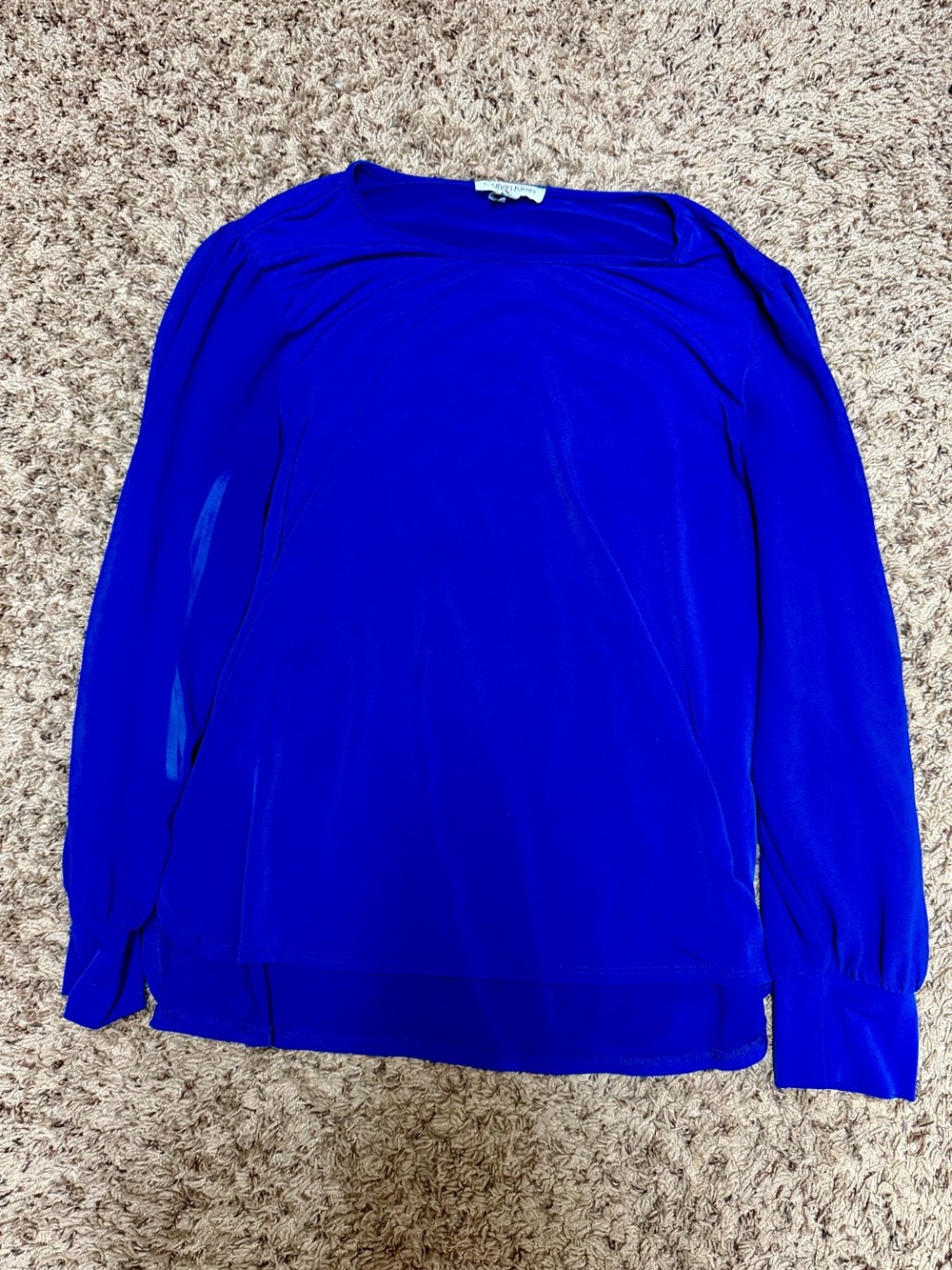 Calvin Klein Cobalt Blue Top